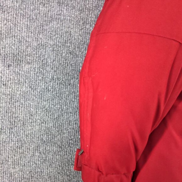 Lauren Ralph Lauren Men's Down Vegan Fur Hooded Parka Jacket Red Small - Picture 11 of 16